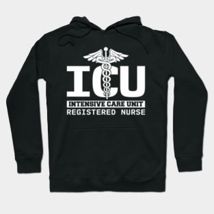 Icu Registered Nurse Intensive Care Unit Rn Staff Uniform Hoodie